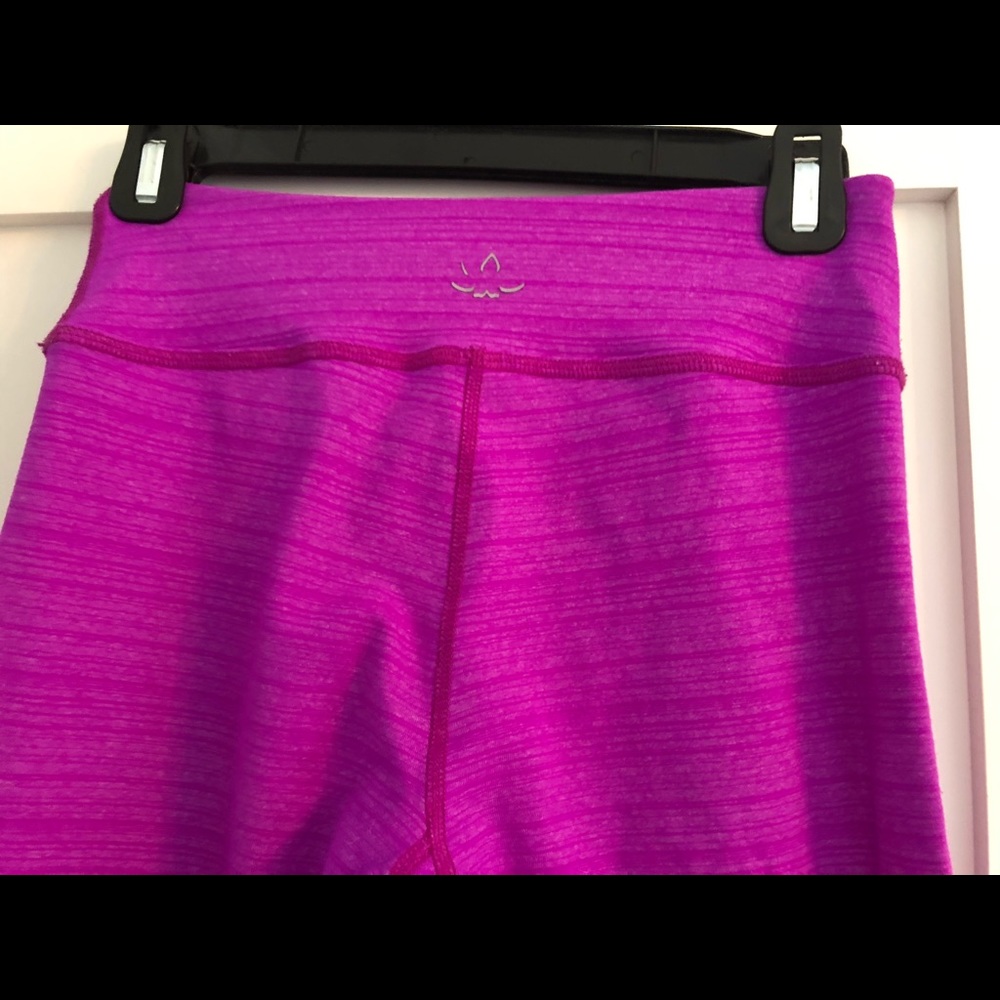 Hot Pink Beyond The Bump yoga pants by Beyond Yoga